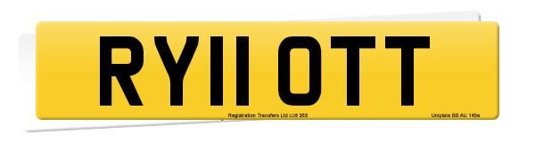 Registration number RY11 OTT